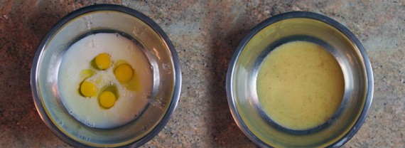 Making Custard For French Toast