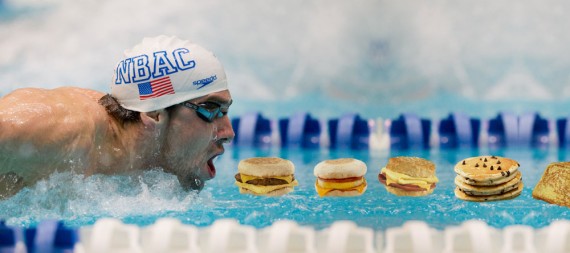 Michael Phelps' Giant Breakfast