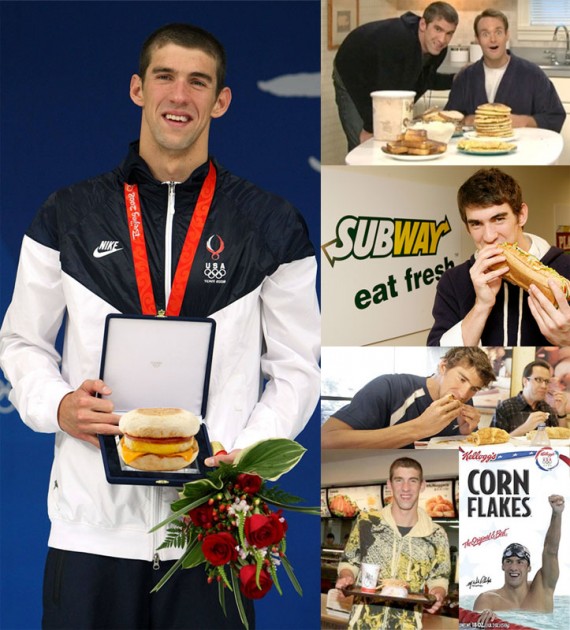 Michael Phelps: Big Eater