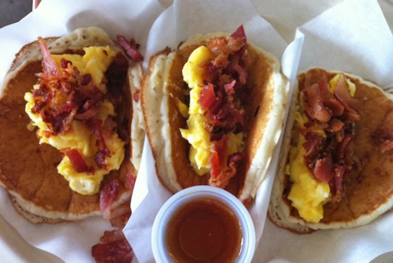 Pancake Tacos From The Eggslut Truck