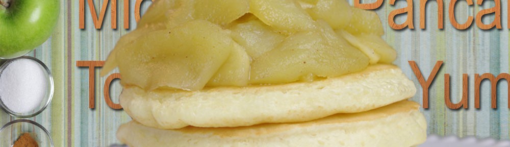 Microwave Magic: Fresh Apple Pancake Topping