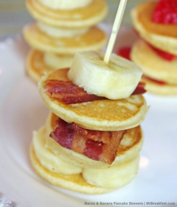 Bacon & Banana Pancake Skewers. Trust me.