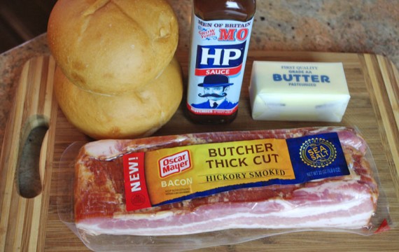 Bacon Butty Ingredients