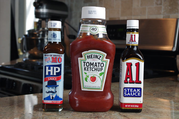 HP Sauce (aka Brown Sauce) is the most popular thing to put on a Bacon Butt...