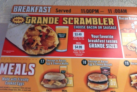 New Grande Scrambler On Del Taco's Menu