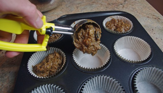 Dollop Batter Into Prepared Muffin Cups