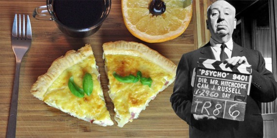 Making Quiche Lorraine With Alfred Hitchcock