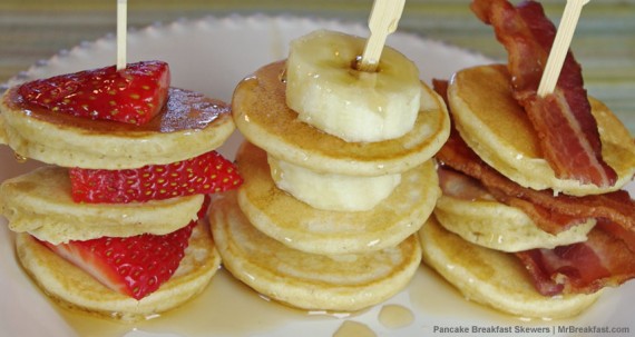 Pancake Skewer Breakfast Party