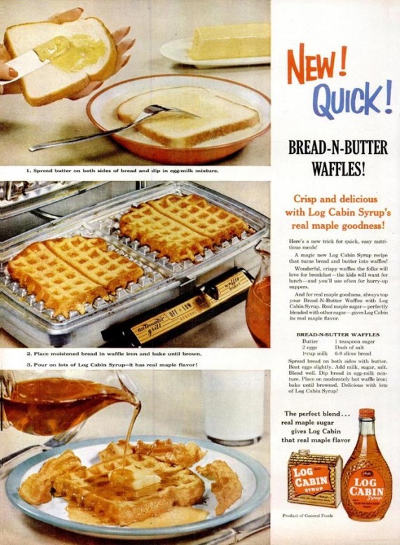 1955 Log Cabin Syrup Ad