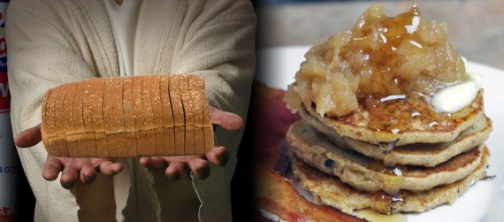 Turning Bread Into Pancakes