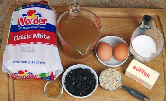 Bread Pudding Pancake Ingredients