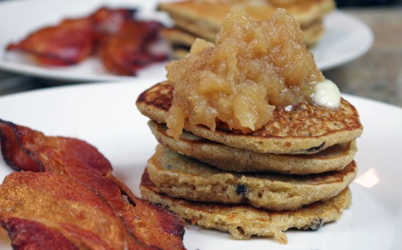 Bread Pudding Pancakes