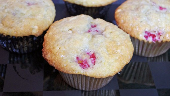 Raspberry And White Chocolate Muffins