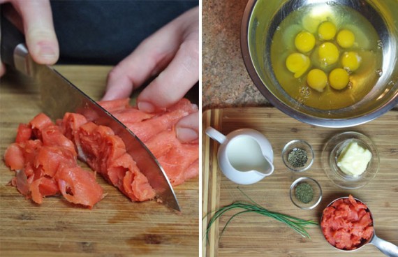 Smoked Salmon Scramble Ingredients