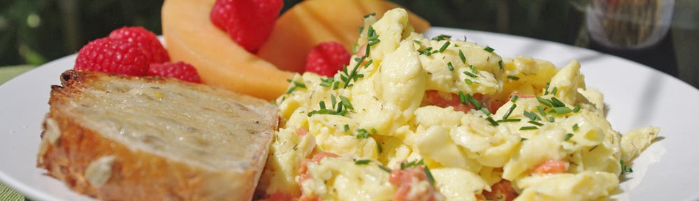 Scrambled Eggs With Smoked Salmon