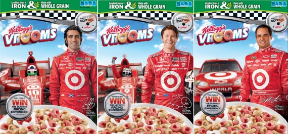 The Vrooms Cereal Boxes