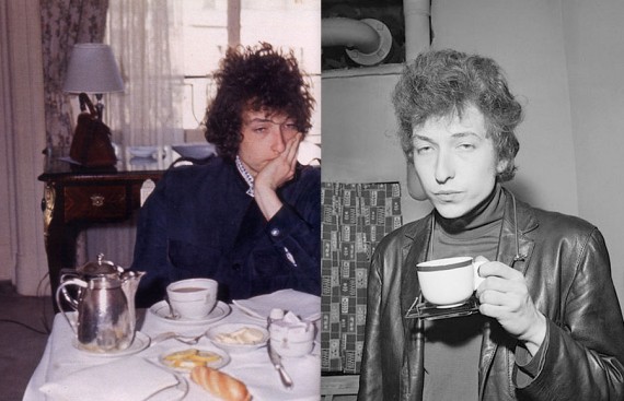 Bob Dylan Eating Breakfast