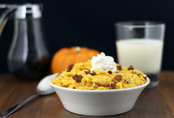 Pumpkin Pie Breakfast Polenta