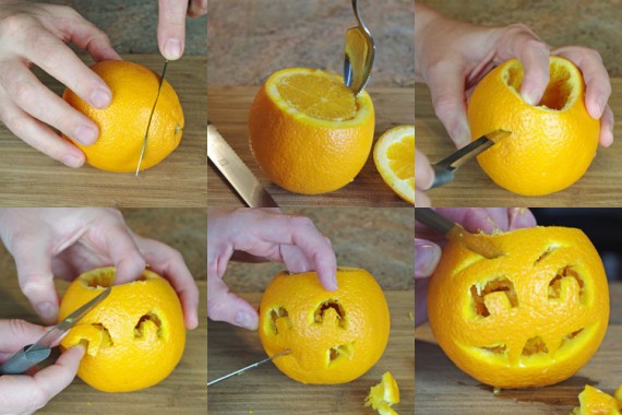 Making The Orange Jack O'Lantern