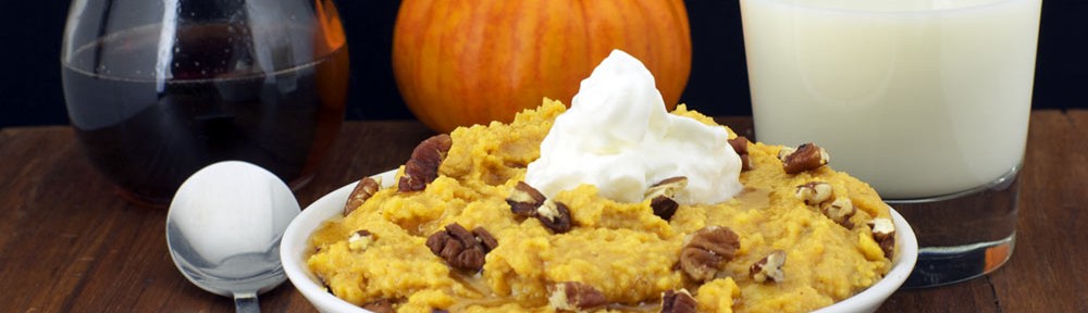 Pumpkin Pie Breakfast Polenta