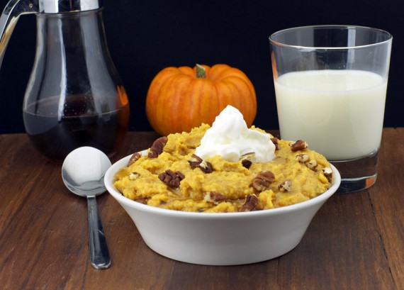 Pumpkin Pie Breakfast Polenta