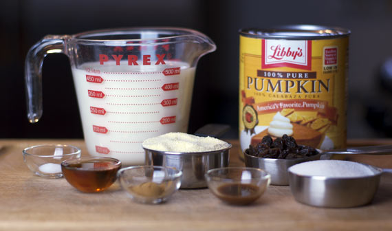 Pumpkin Polenta Ingredients