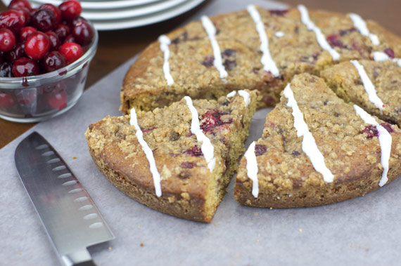 Cranberry Sauce In A Coffee Cake