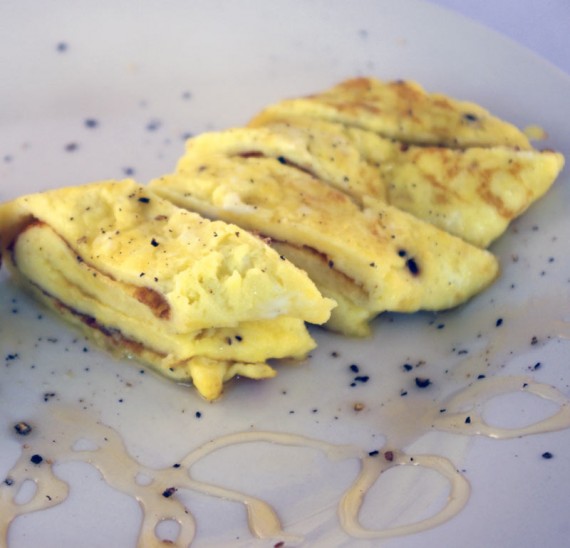 Honey And Black Pepper Omelette