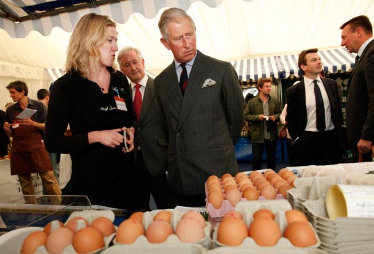 Prince Charles And Several Eggs