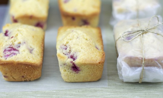 Raspberry Grapefruit Mini Breads