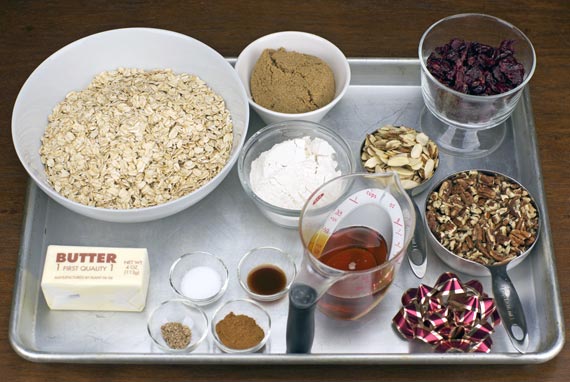 Granola With Clusters - Ingredients