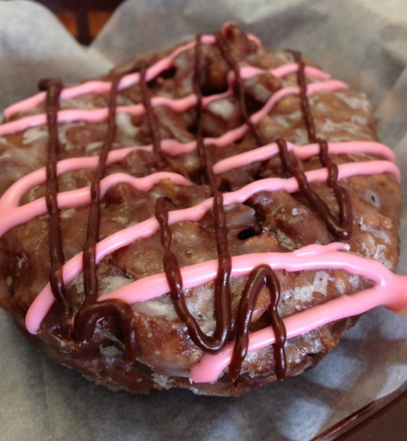 Chocolate Wild Berry Fritter at Sublime Doughnuts