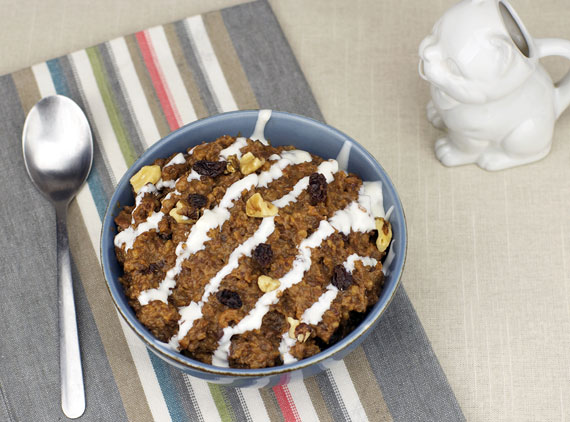 Bowl Of Carrot Cake Oatmeal