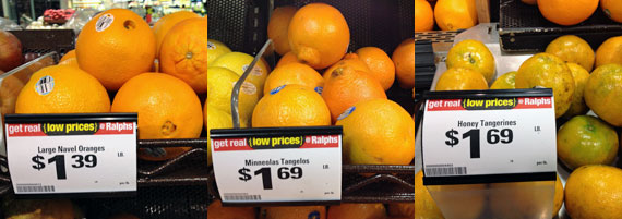 A Selection Of Different Citrus