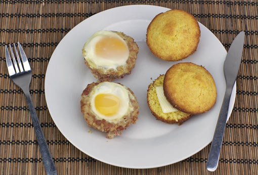 Complete Breakfast From A Muffin Tin