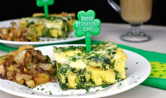 St. Patrick's Day Breakfast Casserole