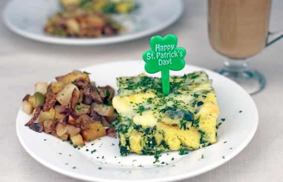 St. Patrick's Day Breakfast Casserole