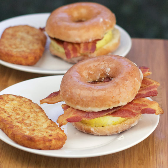 Donut Breakfast Sandwich