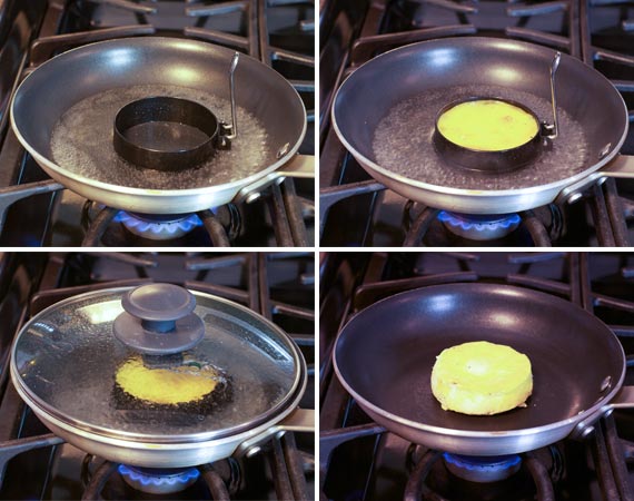 Making An Egg Patty