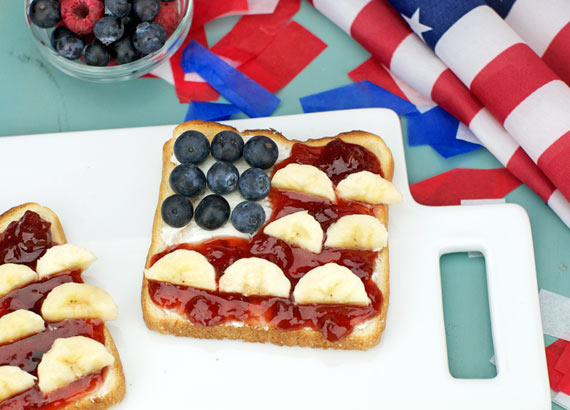 American Flag Toast