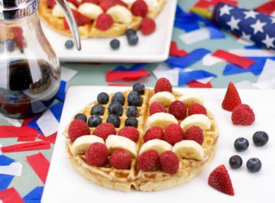 Red, White & Blue Breakfast Ideas