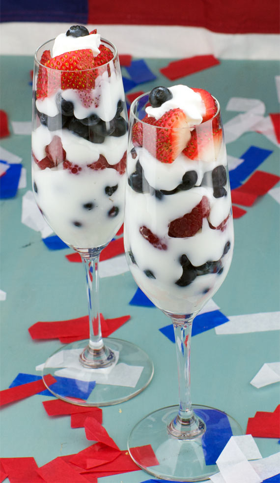 Fourth Of July Breakfast Parfaits