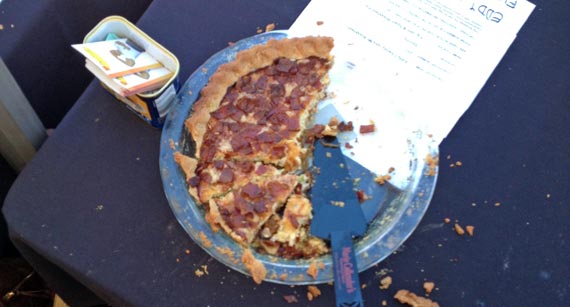 Decimated Spam And Fig Jam Breakfast Pie