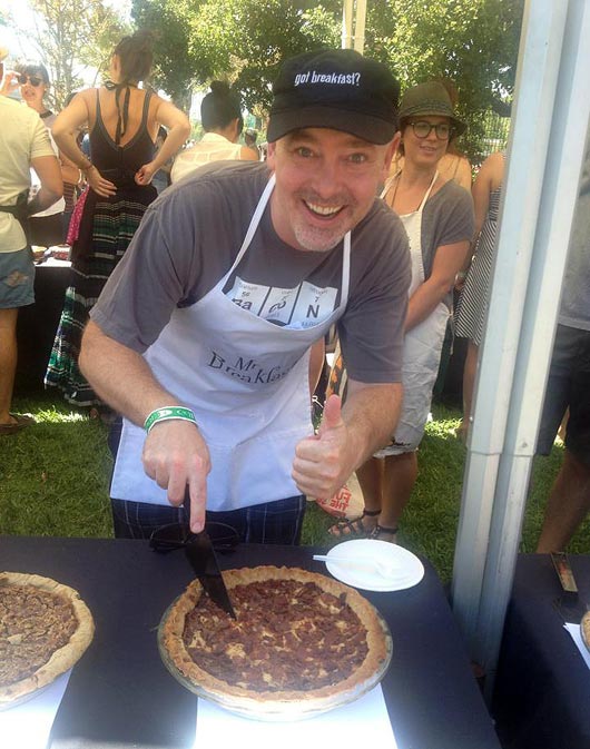 Mr Breakfast At The Pie Contest