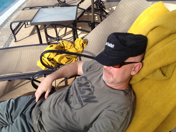 Mr Breakfast Relaxes in Puerto Vallarta