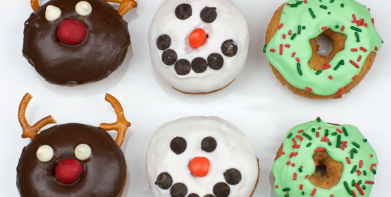 Christmas Cake Donuts