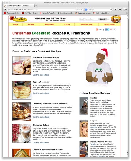 Christmas Breakfast Recipes & Traditions