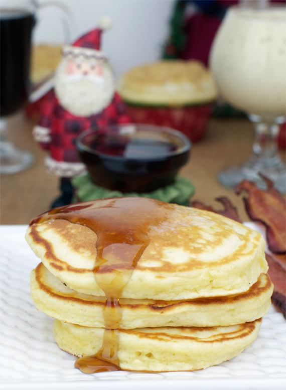 Eggnog Panccakes