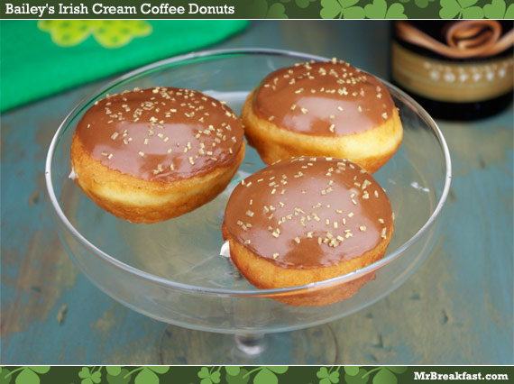 Bailey's Irish Cream Coffee Donuts