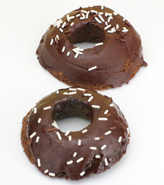 Microwave Chocolate Donuts